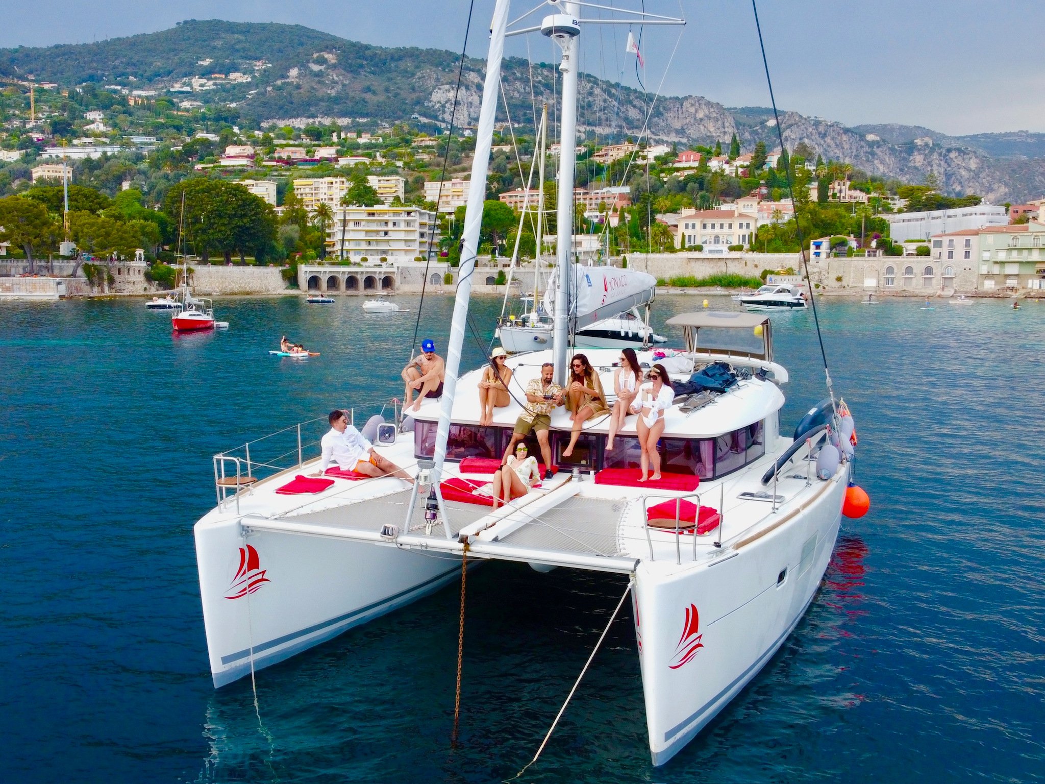 Red  Sail - Catamaran in Monaco