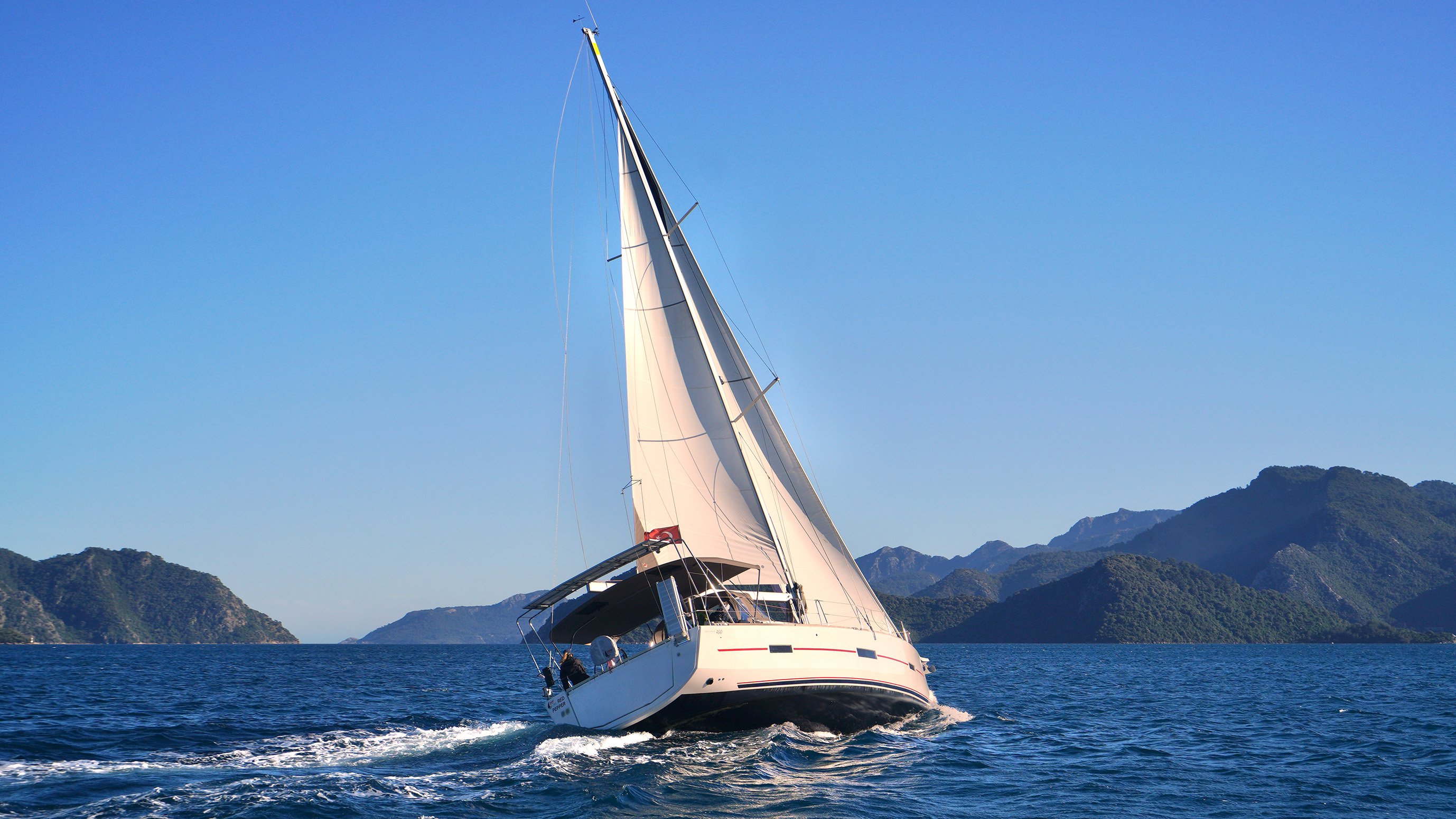 Red Pepper - Sailboat in Sarıana