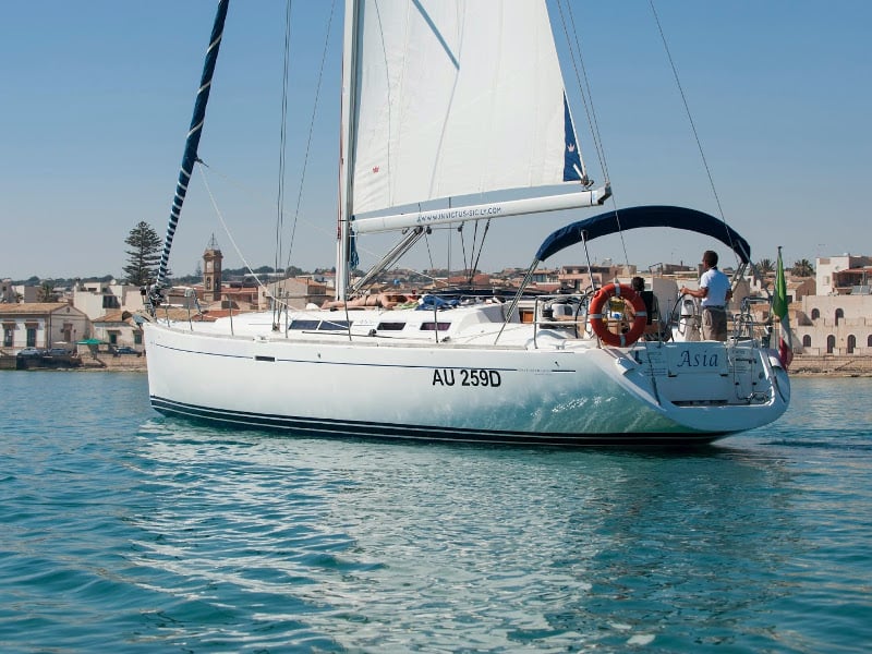 Asia - Sailboat in Free municipal consortium of Ragusa