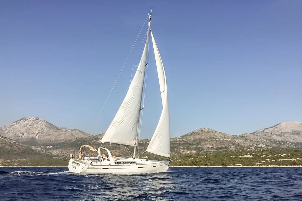 Slide - Sailboat in Tivat