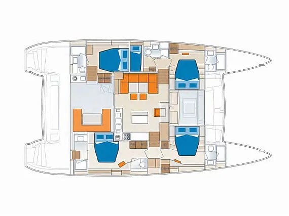 Avra II - Katamaran içinde Alimos