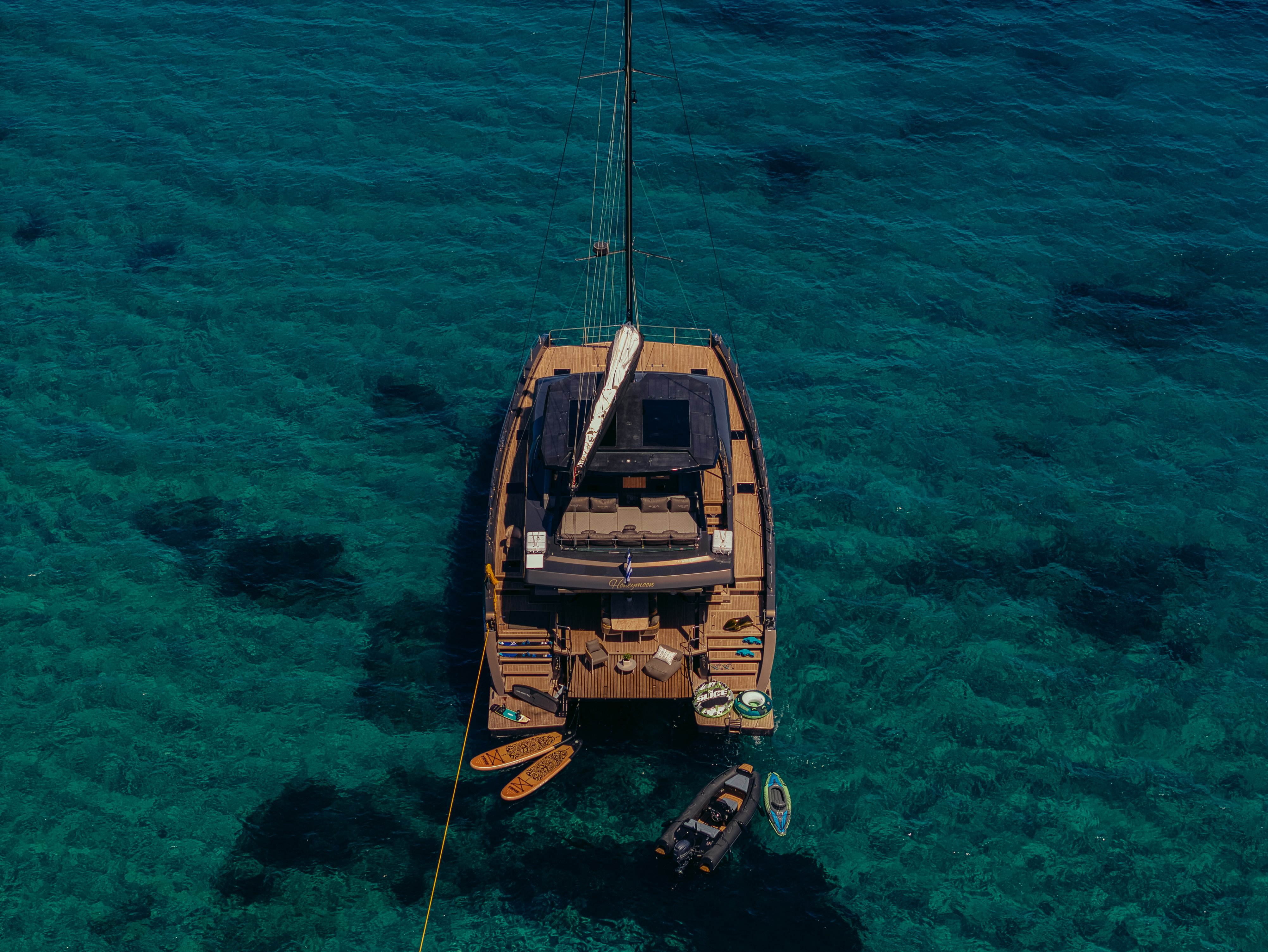 Honeymoon - Katamaran içinde Lefkada