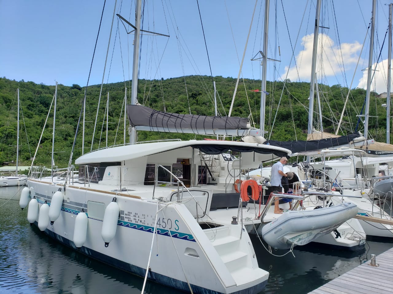 Belle - Catamaran in Le Marin