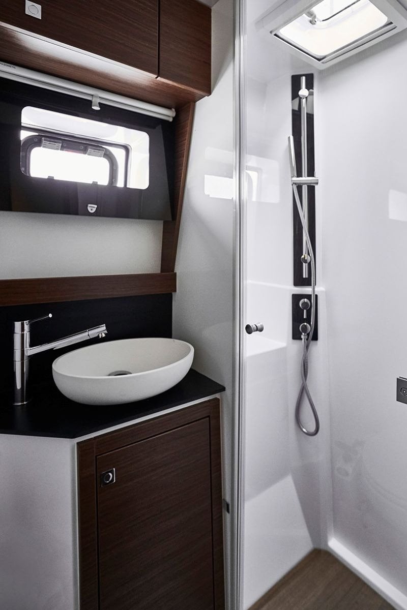 IQ - Catamaran in Ormos Athinios