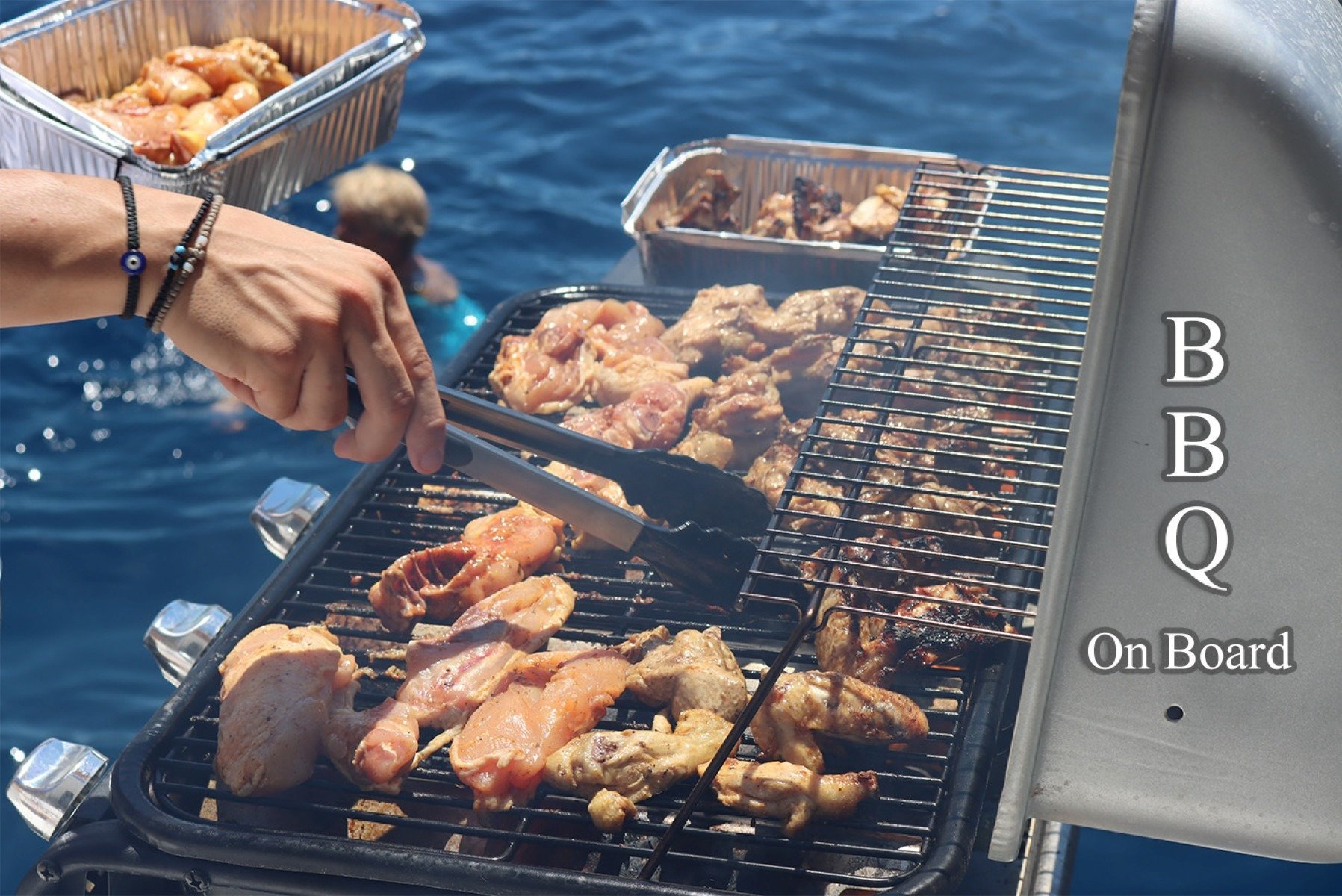 IQ - Catamaran in Ormos Athinios