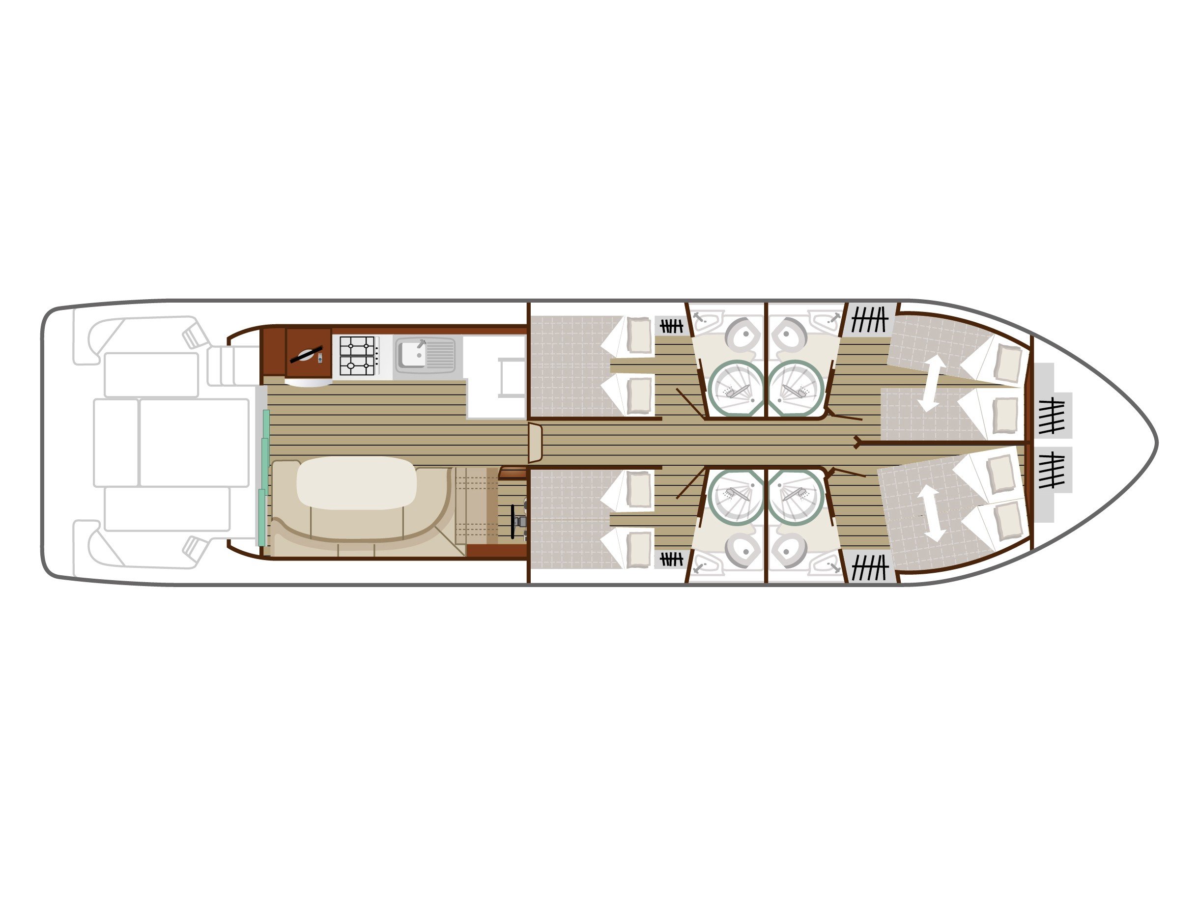 Cruiser Premium+ 8/10 Pers. - Motor Yacht in Avignonet-Lauragais