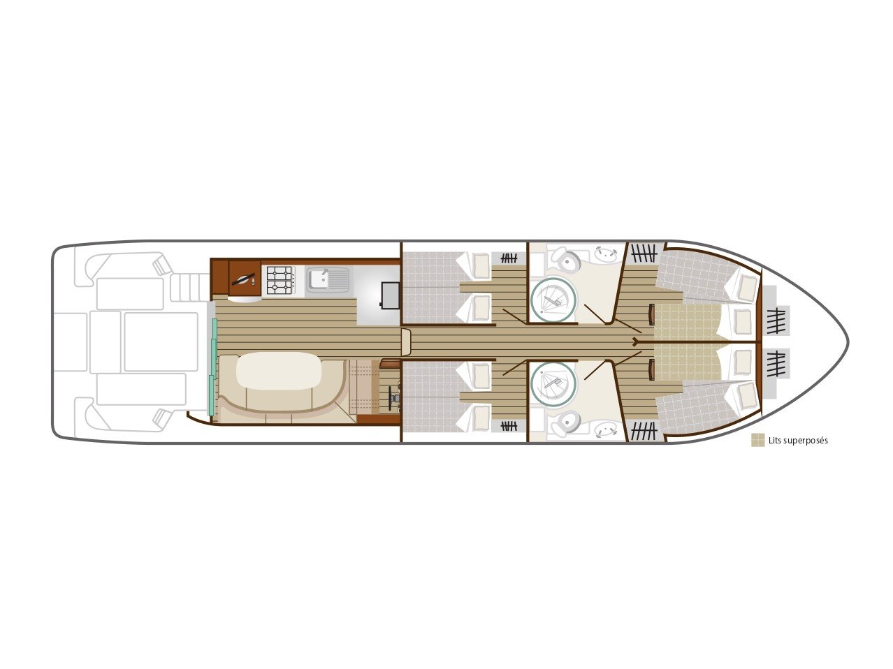 Cruiser Premium 8/12 Pers. - Motor Yacht in Sablé-sur-Sarthe