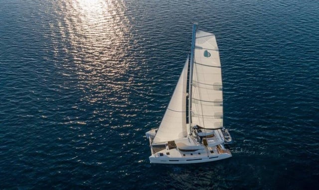 Captain Morgan - Catamaran in Marina