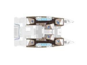 Margeo XIX (A/C, GENERATOR, WATER MAKER, ICE MAKER, DISHWASSER, HARD BIMINI TOP) - Katamaran içinde Alimos