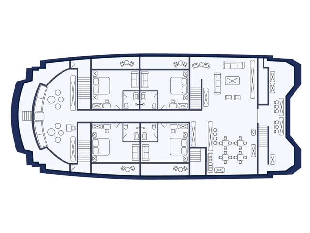 Endemic - Cabin 1 - Katamaran içinde Santa Cruz