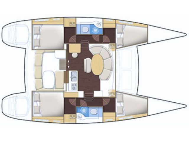 L380-17L - Catamaran in Lefkada