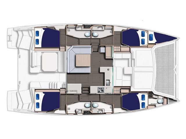 Moorings 4500 Club - Catamaran in Marina