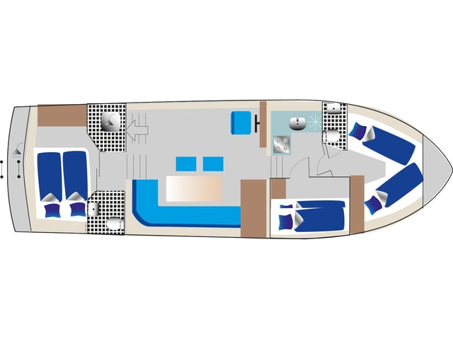 Shogun - Motor Yat içinde Rechlin