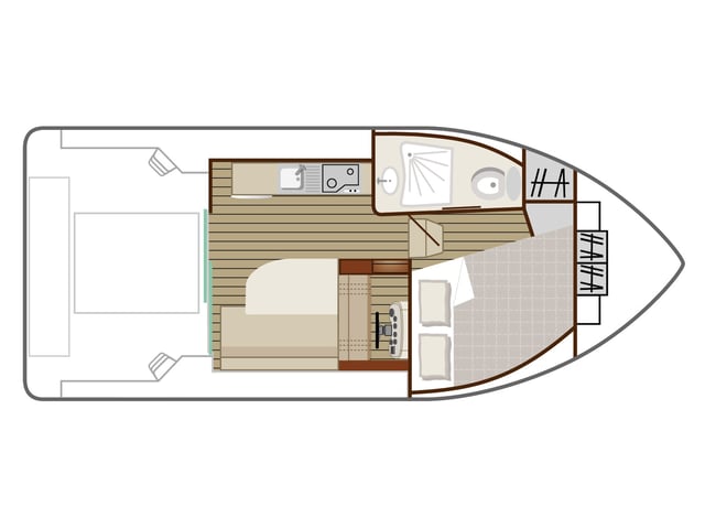 Cruiser Comfort 2/4 Pers. - Motor Yacht in Saverne