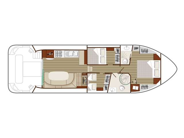 Cruiser Premium 6/8 Pers. - Motor Yacht in Townparks