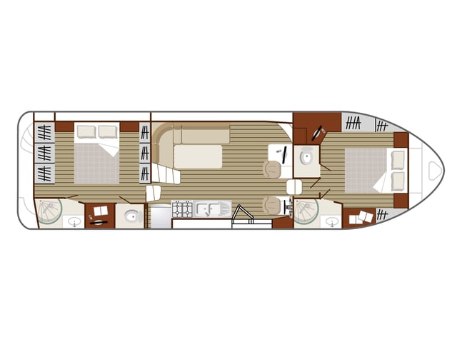 Cruiser Comfort XL 8/10 Pers. - Motor Yacht in Sablé-sur-Sarthe